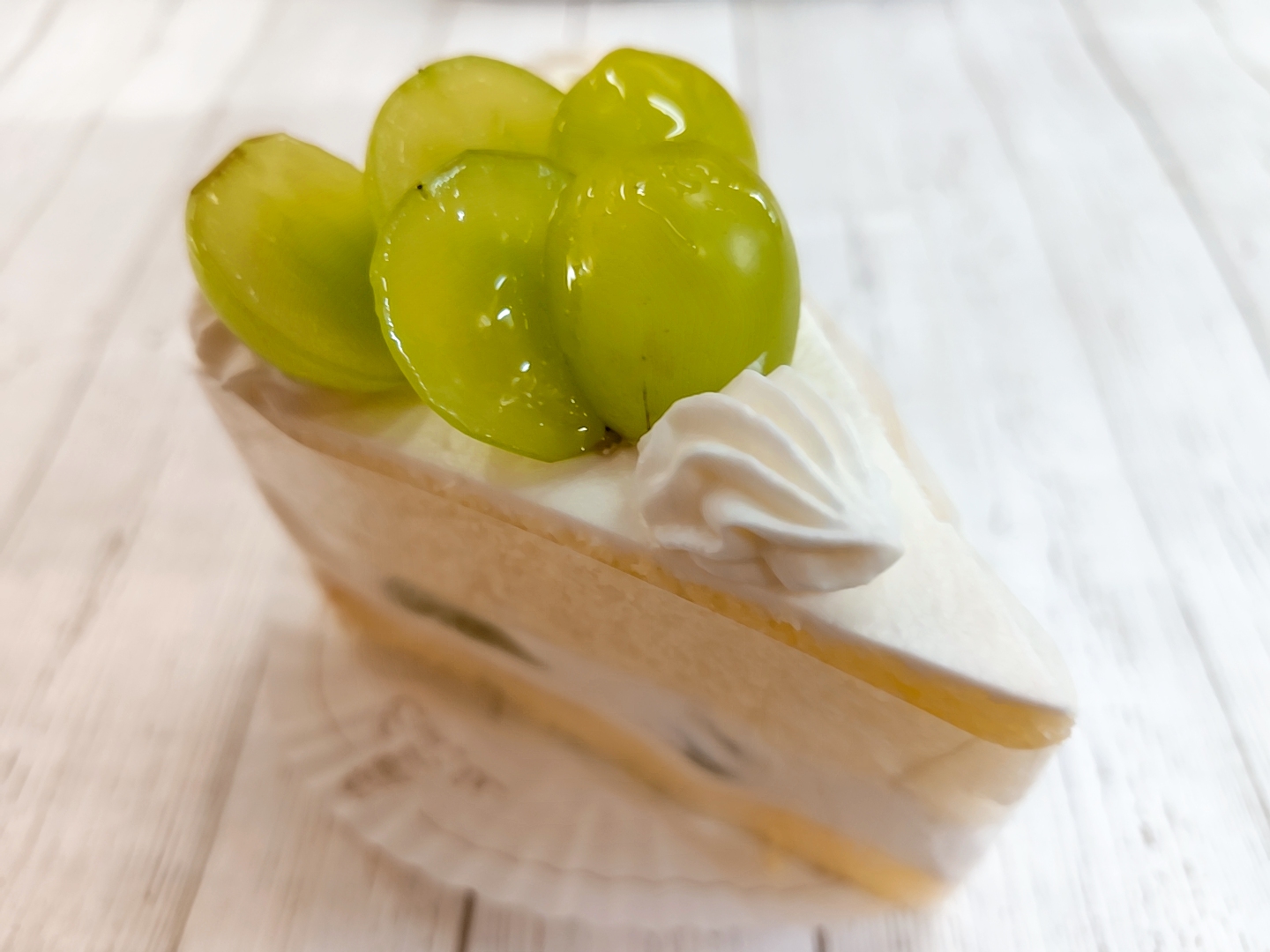シャインマスカットのショートケーキ